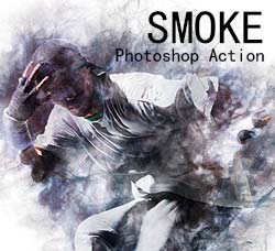 极品PS动作－多彩云烟：Smoke - Photoshop Action